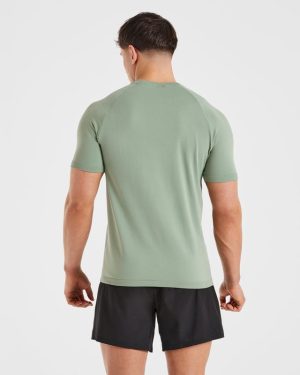Ascend Seamless T-Shirt Olive Green: The Ultimate Performance Essential