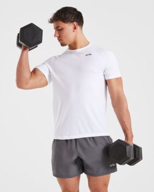 Ascend Seamless T-Shirt White: The Ultimate Comfort Fit