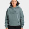 Athletics Applique Oversized Hoodie - Slate: The Ultimate Comfort Essential
