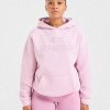 Athletics Applique Oversized Hoodie - Sugar Pink: The Ultimate Comfort Wear