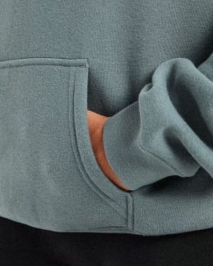Athletics Applique Oversized Hoodie - Slate: The Ultimate Comfort Essential