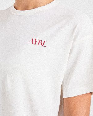 Athletics Club Oversized T Shirt - Off White: The Ultimate Blend of Comfort and Style