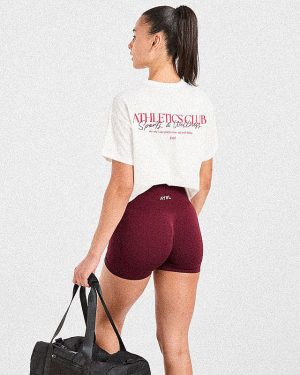 Athletics Club Oversized T Shirt - Off White: The Ultimate Blend of Comfort and Style