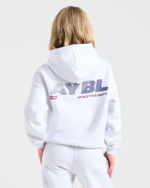 Athletics Dept Oversized Hoodie - Grey Marl: The Ultimate Comfort Essential