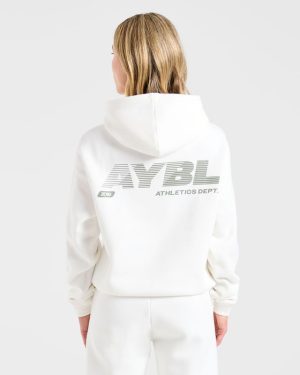 Athletics Dept Oversized Hoodie - Off White: The Ultimate Comfort Essential