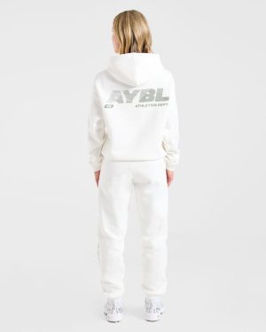 Athletics Dept Oversized Hoodie - Off White: The Ultimate Comfort Essential