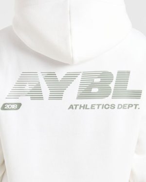 Athletics Dept Oversized Hoodie - Off White: The Ultimate Comfort Essential
