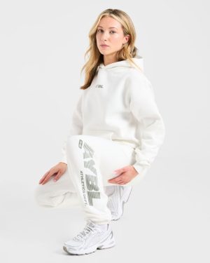 Athletics Dept Oversized Hoodie - Off White: The Ultimate Comfort Essential