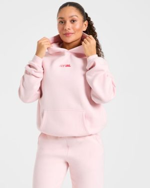 Athletics Dept Oversized Hoodie - Pink: The Ultimate Comfort Essential