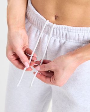 Athletics Dept Oversized Joggers - Grey Marl: The Ultimate Comfort Upgrade