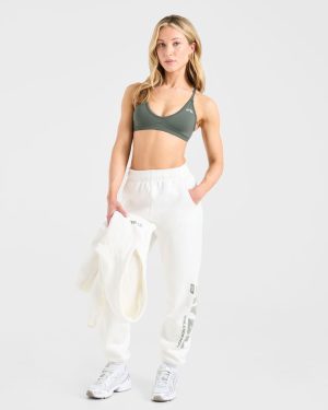 Athletics Dept Oversized Joggers - Off White: The Ultimate Comfort Upgrade