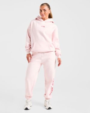 Athletics Dept Oversized Joggers - Pink: The Ultimate Comfort Upgrade