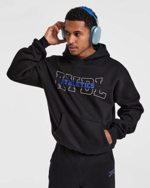 Athletics Oversized Hoodie - Black: The Ultimate Comfort & Style Statement