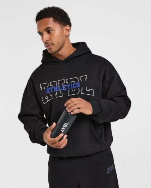Athletics Oversized Hoodie - Black: The Ultimate Comfort & Style Statement