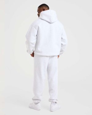 Athletics Oversized Hoodie - Grey Marl: The Ultimate Comfort Upgrade