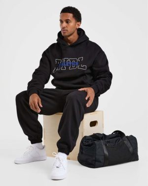 Athletics Oversized Joggers - Black: The Ultimate Comfort Wear