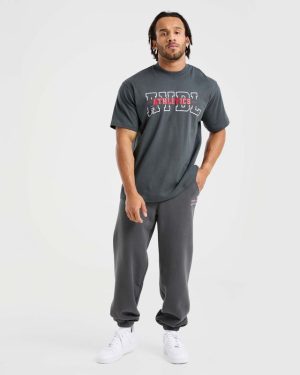 Athletics Oversized Joggers - Charcoal: The Ultimate Comfort Upgrade