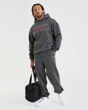 Athletics Oversized Joggers - Charcoal: The Ultimate Comfort Upgrade