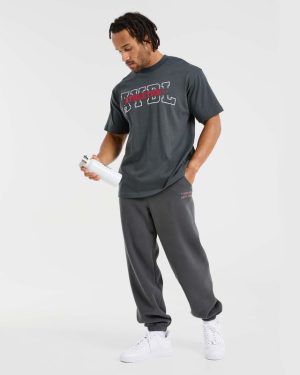 Athletics Oversized Joggers - Charcoal: The Ultimate Comfort Upgrade