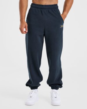 Athletics Oversized Joggers - Navy: The Ultimate Comfort Upgrade