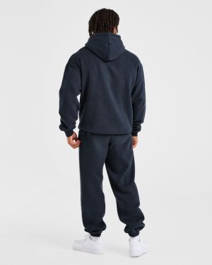 Athletics Oversized Joggers - Navy: The Ultimate Comfort Upgrade