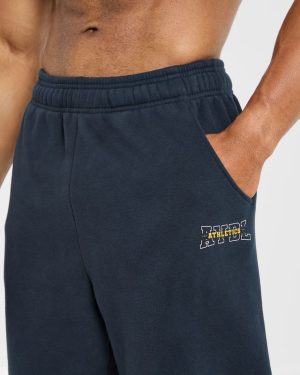 Athletics Oversized Joggers - Navy: The Ultimate Comfort Upgrade