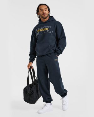 Athletics Oversized Joggers - Navy: The Ultimate Comfort Upgrade