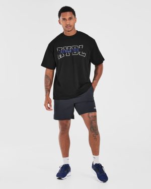 Athletics Oversized T Shirt - Black: The Ultimate Comfort Essential