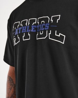 Athletics Oversized T Shirt - Black: The Ultimate Comfort Essential