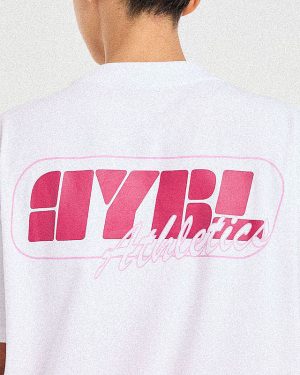 Athletics Retro Oversized T Shirt - White: The Ultimate Comfort & Style Statement