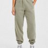 Athletics Track Oversized Joggers - Muted Olive: The Ultimate Comfort Staple