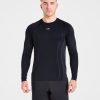 Attain Seamless Long Sleeve T Shirt - Black: The Ultimate Performance Essential