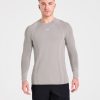 Attain Seamless Long Sleeve T Shirt - Woodland Fog: The Ultimate Performance Essential