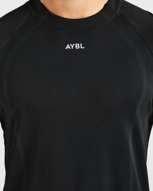 Attain Seamless T-Shirt Black: The Ultimate Performance Essential