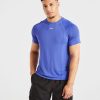 Attain Seamless T Shirt - Indigo Mist: The Ultimate Performance Essential