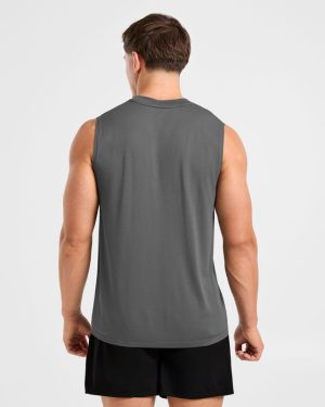 Attain Seamless Vest - Storm Grey: The Ultimate Performance Essential