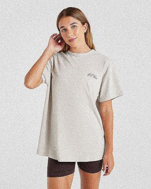 AYBL Athletics Oversized T Shirt - Beige: The Ultimate Comfort & Style Blend