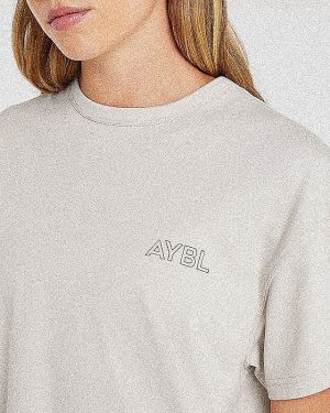AYBL Athletics Oversized T Shirt - Beige: The Ultimate Comfort & Style Blend