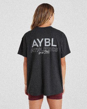 AYBL Athletics Oversized T Shirt - Black: The Ultimate Comfort & Performance Tee