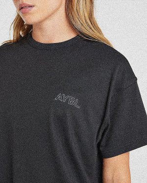 AYBL Athletics Oversized T Shirt - Black: The Ultimate Comfort & Performance Tee