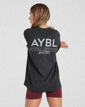 AYBL Athletics Oversized T Shirt - Black: The Ultimate Comfort & Performance Tee