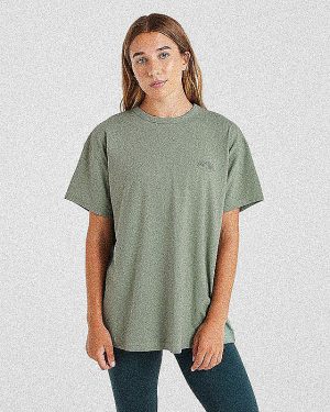 AYBL Athletics Oversized T Shirt - Green: The Ultimate Comfort & Performance Tee