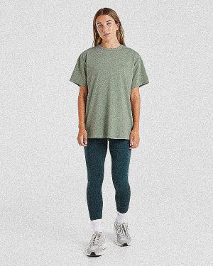 AYBL Athletics Oversized T Shirt - Green: The Ultimate Comfort & Performance Tee