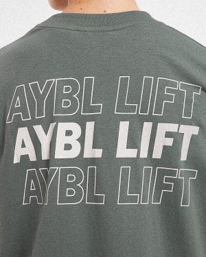 AYBL Lift Italic Oversized T-Shirt: The Ultimate Comfort & Style Fusion