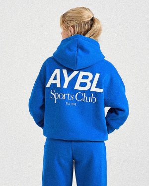 AYBL Sports Club Oversized Hoodie - Cobalt: The Ultimate Comfort Upgrade