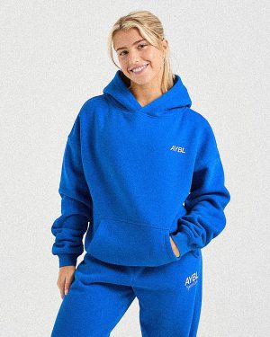 AYBL Sports Club Oversized Hoodie - Cobalt: The Ultimate Comfort Upgrade