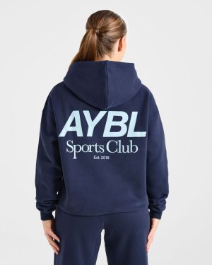 AYBL Sports Club Oversized Hoodie - Navy/Blue: The Ultimate Comfort & Style Guide