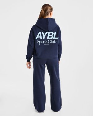 AYBL Sports Club Oversized Hoodie - Navy/Blue: The Ultimate Comfort & Style Guide