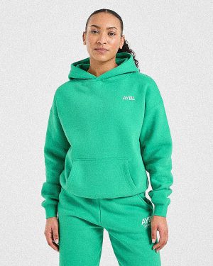 AYBL Sports Club Oversized Hoodie - Racing Green: The Ultimate Comfort & Style Statement