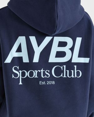 AYBL Sports Club Oversized Hoodie - Navy/Blue: The Ultimate Comfort & Style Guide